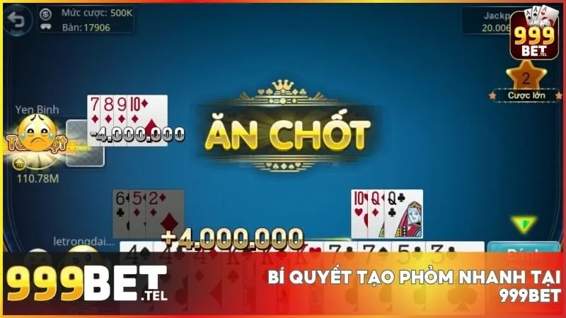 Chiến thuật chơi Phỏm tại 999BET từ newbie đến pro