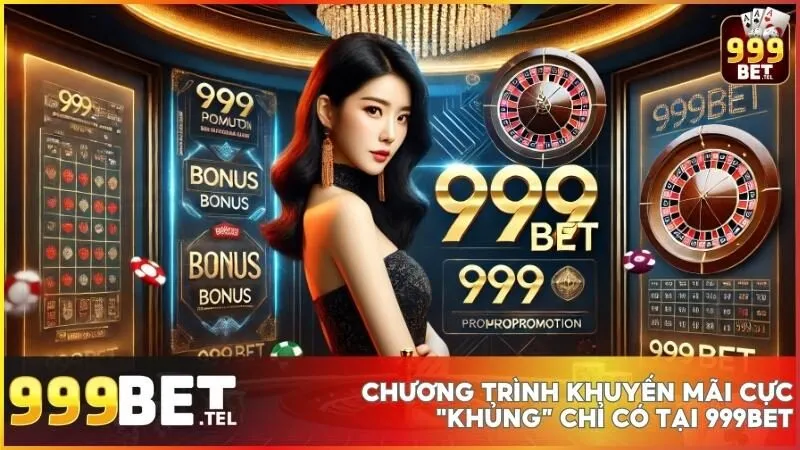 999BET không chỉ mang đến những trải nghiệm cá cược đỉnh cao mà còn khiến người chơi thích thú với hàng loạt khuyến mãi triệu đô hấp dẫn