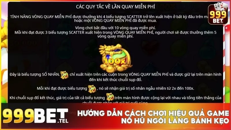 Game nổ hũ Ngôi Làng Bánh Kẹo tại 999BET - Thế giới kẹo ngọt và cơ hội thắng lớn 5 Kiên nhẫn chờ vòng quay miễn phí, cơ hội săn thưởng lớn đang chờ bạn tại Ngôi Làng Bánh Kẹo