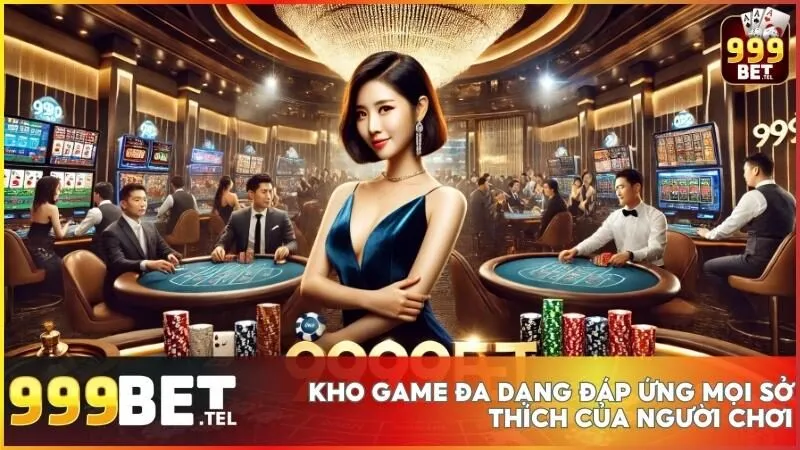 Tại 999BET bạn có thể trải nghiệm hàng trăm trò chơi đỉnh cao từ game bài chiến thuật, slot nổ hũ, minigame đến bắn cá đổi thưởng