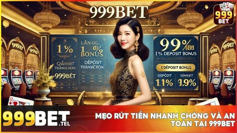 Bí quyết rút tiền 999BET an toàn và tiền nhanh về tài khoản
