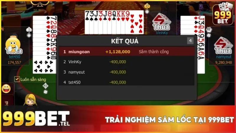 Sâm Lốc tại 999BET mang đến trải nghiệm chơi game mượt mà trên cả điện thoại và máy tính