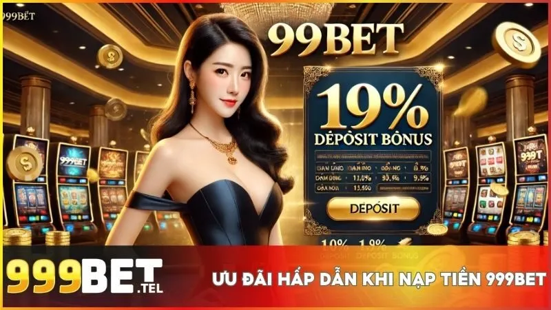 999BET hiện đang triển khai chương trình hoàn tiền 1% cho mọi giao dịch nạp tiền, áp dụng cho tất cả các phương thức thanh toán.