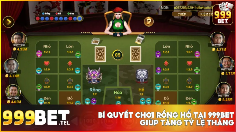 Áp dụng gấp thếp, theo dõi xu hướng, quản lý vốn hợp lý và tránh sai lầm để tối ưu lợi nhuận khi chơi Rồng Hổ tại 999BET