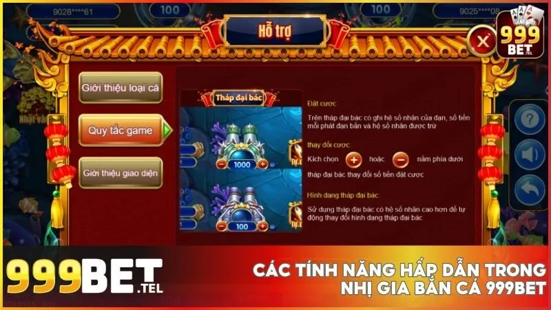 Nhị Gia Bắn Cá tại nhà cái 999BET - Trải nghiệm săn thưởng cực đỉnh 3 Khám phá các tính năng hấp dẫn trong Nhị Gia Bắn Cá 999BET