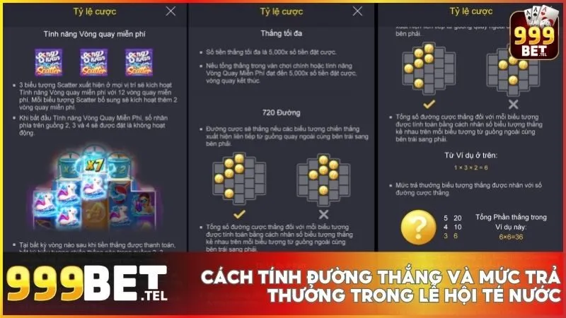 Trải nghiệm game nổ hũ Lễ Hội Té Nước bùng nổ cảm xúc và săn thưởng hấp dẫn tại 999BET 4 Hiểu rõ công thức tính thắng chuẩn để không bỏ lỡ bất kỳ phần thưởng nào tại 999BET