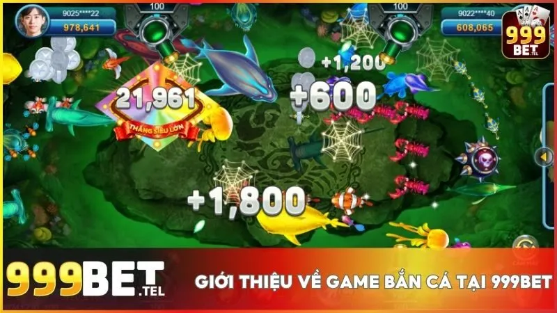Trải nghiệm game bắn cá 999BET với đồ họa sống động, săn thưởng siêu khủng 2 Trải nghiệm săn cá đổi thưởng siêu hấp dẫn tại 999BET