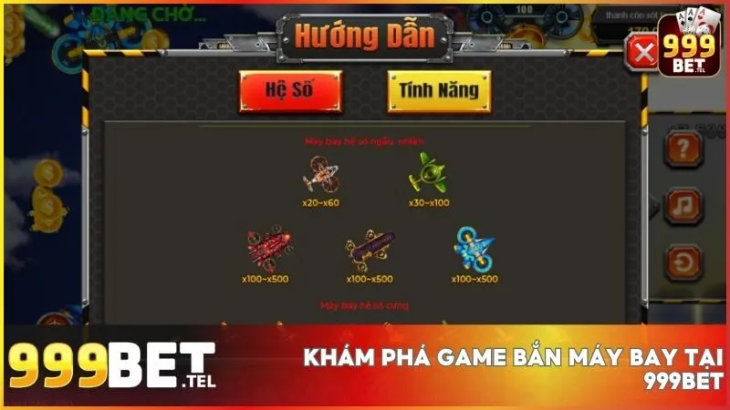 Trải nghiệm trận không chiến chân thực với hình ảnh 3D ấn tượng tại trò chơi Bắn Máy Bay 999BET