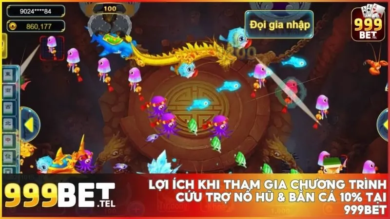 Cứu trợ nổ hũ & bắn cá 10% tại 999BET - Nhận lại vốn và tiếp tục săn thưởng 4 Dù thua, bạn vẫn có thể nhận lại một phần vốn để tiếp tục săn thưởng mà không cần nạp thêm