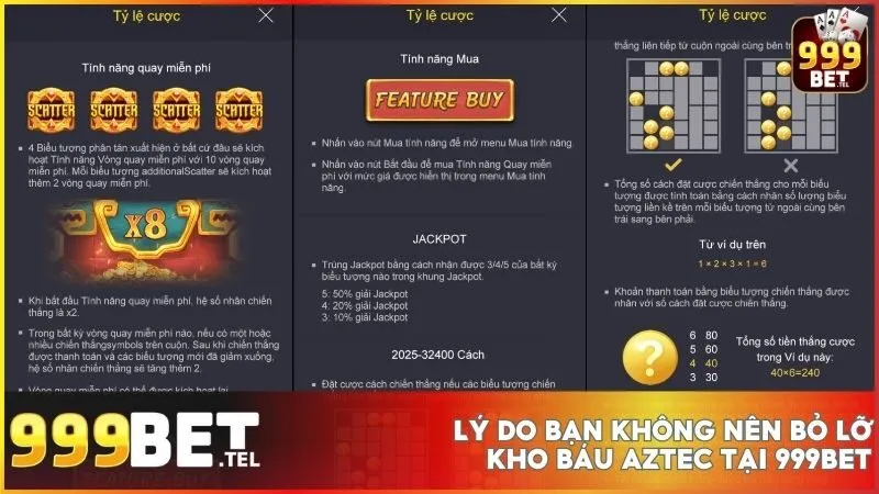 Game nổ hũ Kho Báu Aztec tại 999BET - Khám phá kho báu bí ẩn và săn thưởng lớn 3 999BET mang đến trải nghiệm quay hũ mượt mà trên mọi thiết bị - Nhân thưởng x8, thắng lớn dễ dàng