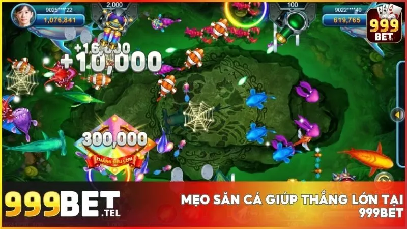 Trải nghiệm game bắn cá 999BET với đồ họa sống động, săn thưởng siêu khủng 5 Canh thời điểm boss, điều chỉnh tốc độ bắn, tận dụng tính năng hỗ trợ để tối ưu đạn và rinh thưởng cực khủng
