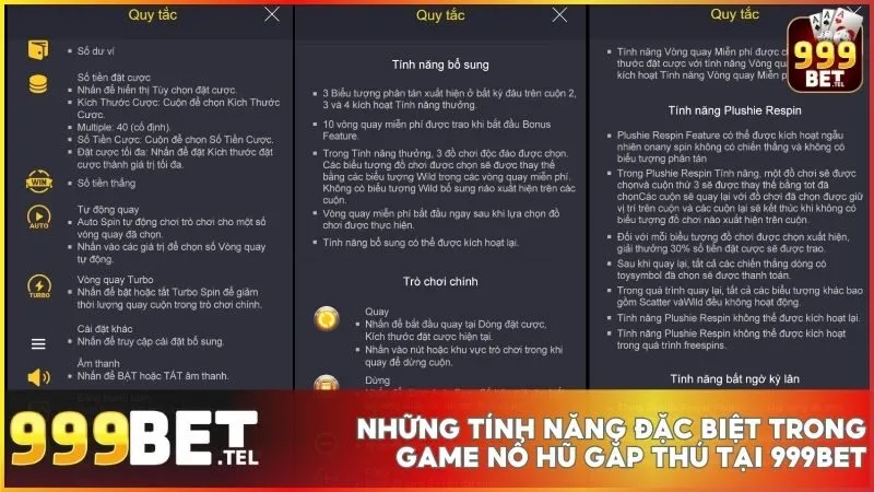 Game nổ hũ Gắp Thú tại 999BET: Trải nghiệm giải trí hấp dẫn không thể bỏ lỡ 4 Bùng nổ phần thưởng với những tính năng đặc biệt trong game nổ hũ Gắp Thú
