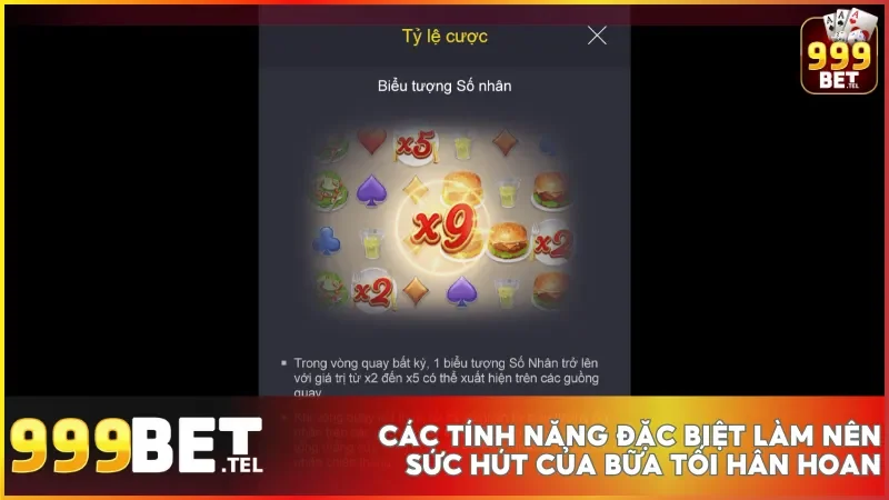 Bữa Tối Hân Hoan tại 999bet hành trình thưởng thức và săn thưởng cực đỉnh 4 Tận hưởng những tính năng số nhân và vòng quay miễn phí bùng nổ bất ngờ