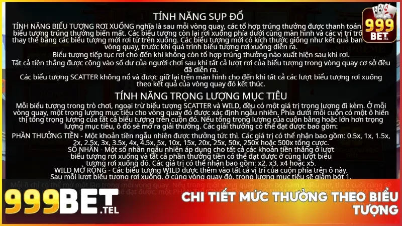 Các biểu tượng võ sĩ trả thưởng đa dạng và rõ ràng tùy theo số lần xuất hiện